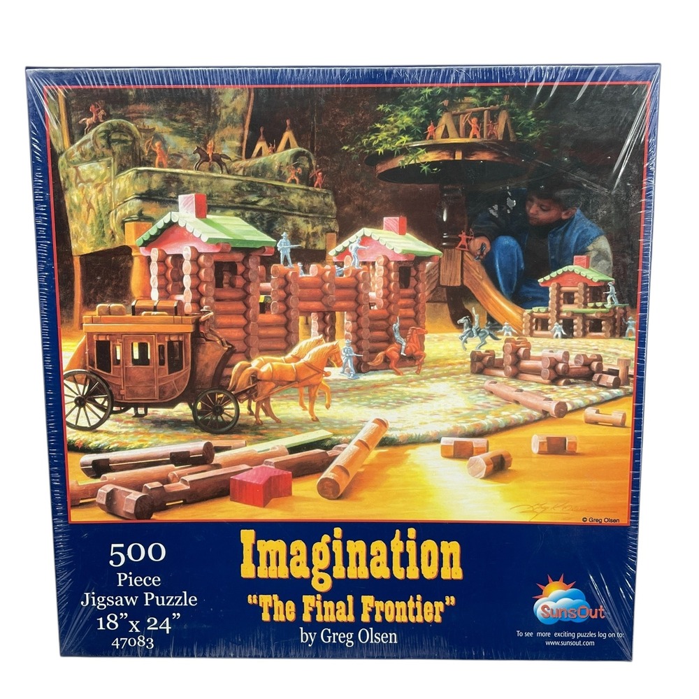 SunsOut Imagination The Final Frontier Greg Olsen 500 Piece Jigsaw Puzzle 47083
